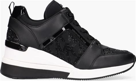 michael kors dames sneakers sale zwart|Michael Kors high heel sneakers.